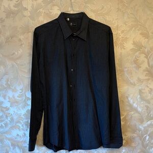 Dolce & Gabbana Dark Blue Dress Shirt
